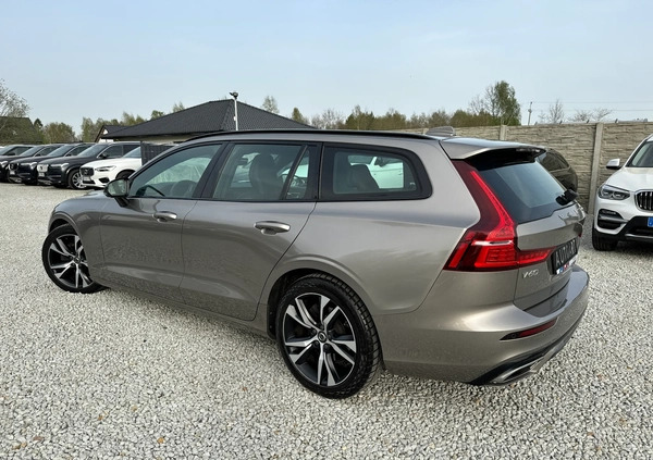 Volvo V60 cena 99990 przebieg: 92000, rok produkcji 2019 z Strumień małe 704
